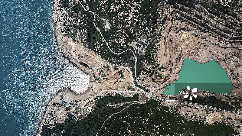 外伶仃岛大海与框湖铜矿，看不一样的视角图片素材
