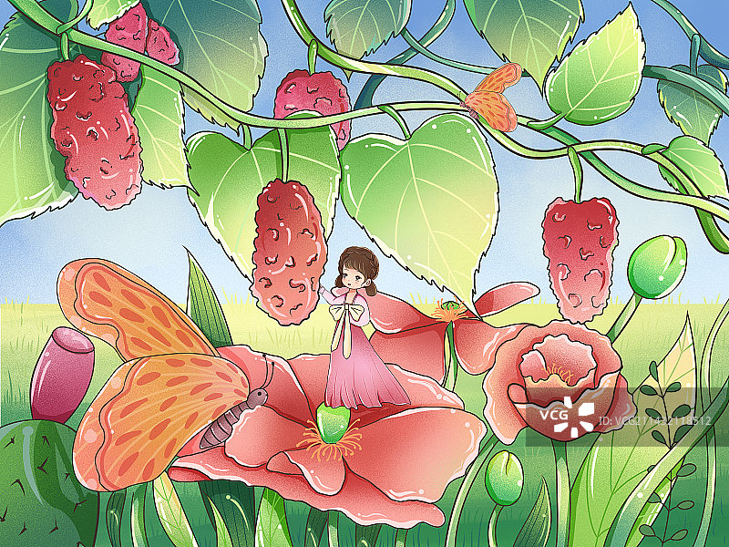 桑葚园图片素材