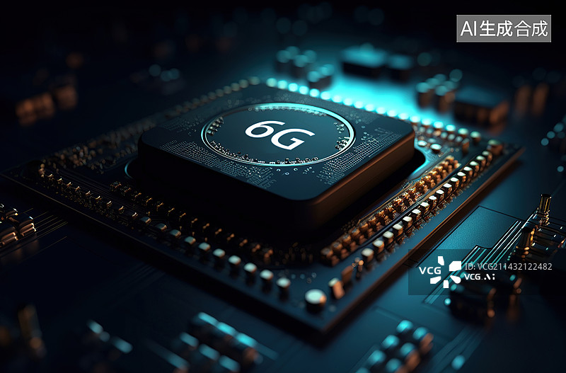 【AI数字艺术】未来科技算力芯片图片素材