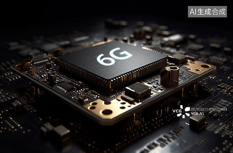【AI数字艺术】未来科技算力芯片图片素材