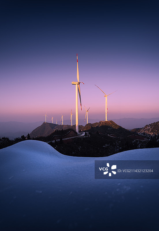 泸州古蔺德耀风力发电机风光风景图图片素材