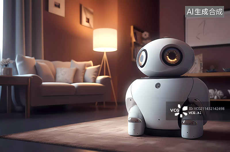 【AI数字艺术】家居人工智能机器人系列图片素材