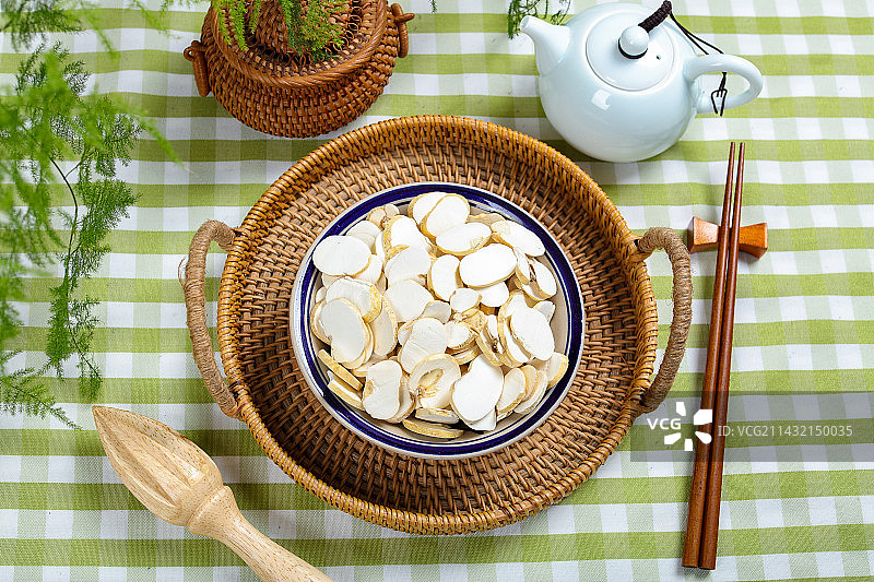 药用植物中药材浙贝母图片素材