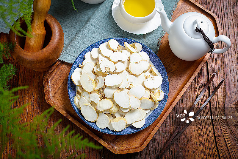 传统医学中医中草药材土贝母图片素材