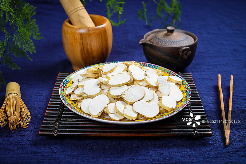 传统医学中医中草药材土贝母图片素材