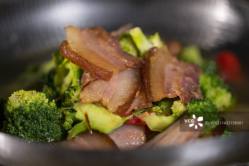 湖北恩施美食：土家腊肉图片素材