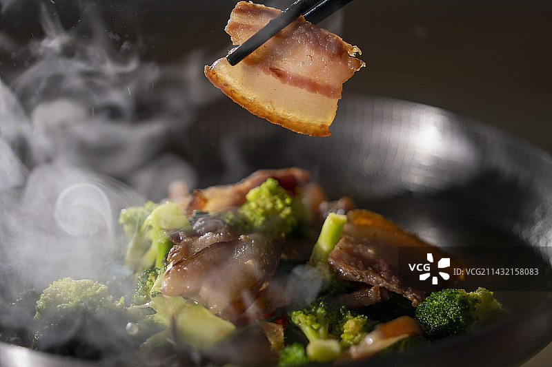 湖北恩施美食：土家腊肉图片素材