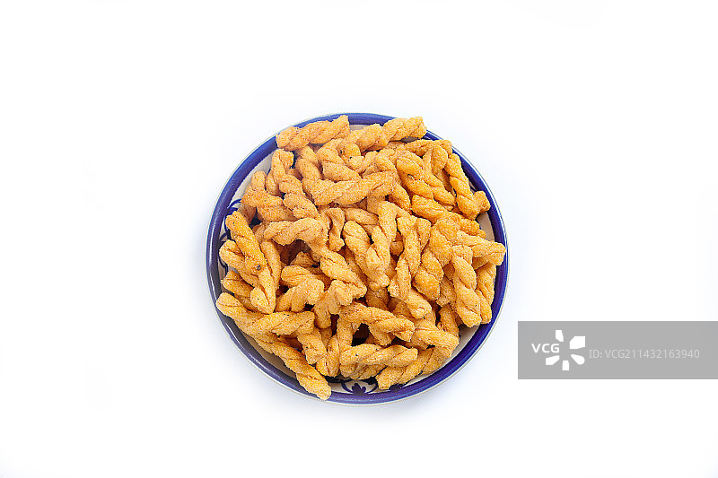 美味小吃美食香酥小麻花图片素材