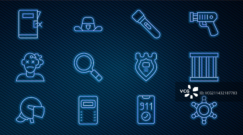 六角星警长监狱窗户图片素材