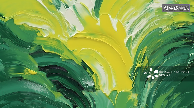 【AI数字艺术】丙烯油画颜料抽象刮痕表现特写横版壁纸背景图图片素材