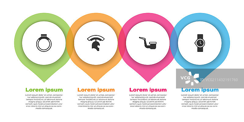金戒指罗马军头盔烟斗图片素材