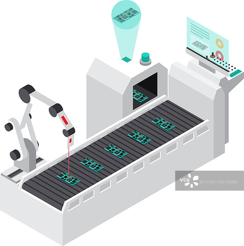 2.5D工业机器人图片素材