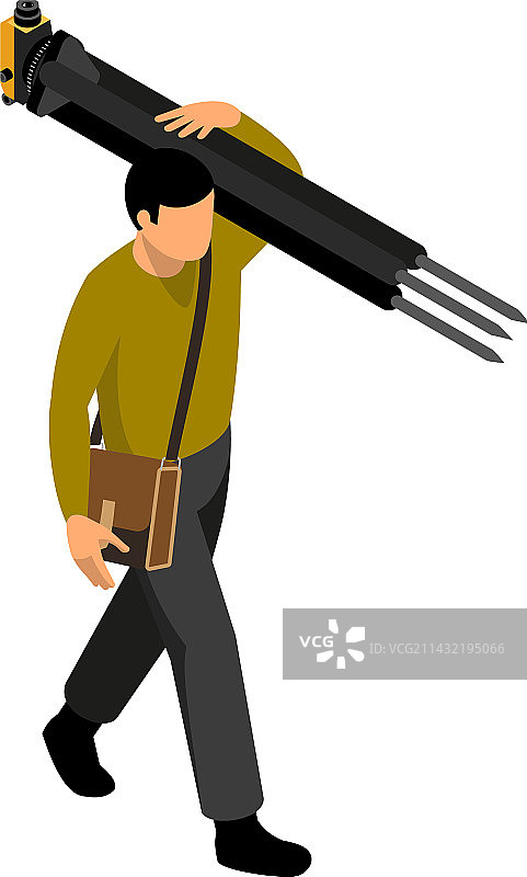 2.5D地质学家图片素材