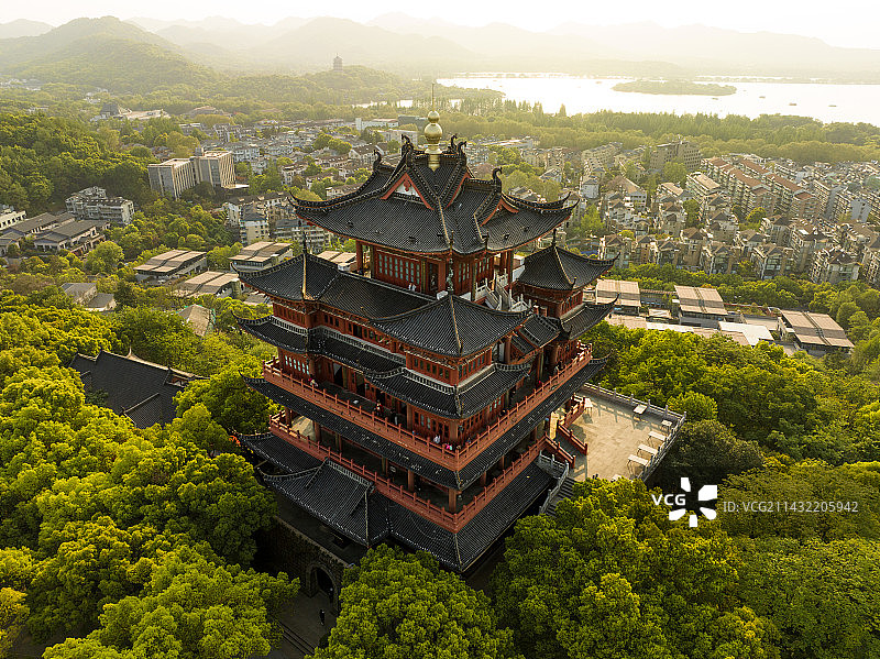 杭州城隍阁图片素材