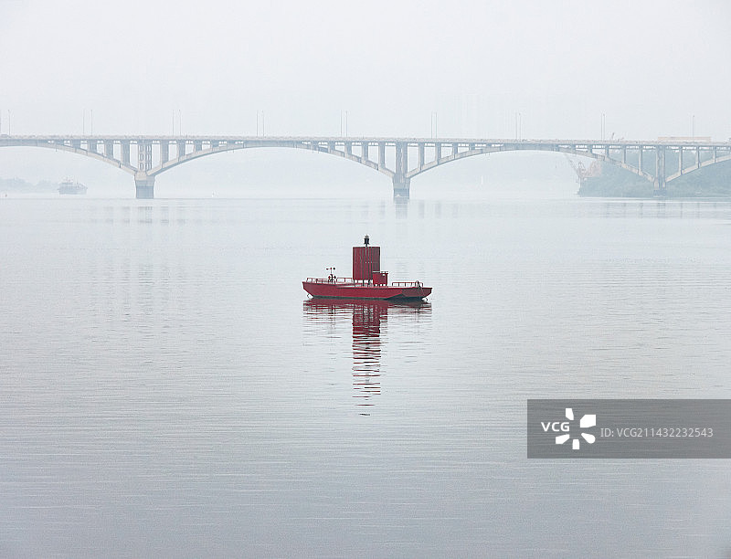 跨江大桥风光图片素材