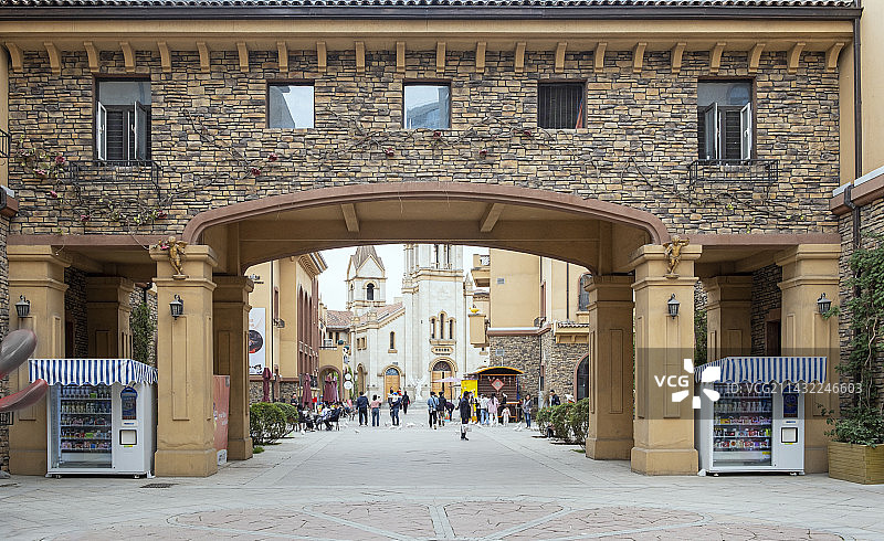 西安世园罗曼小镇图片素材