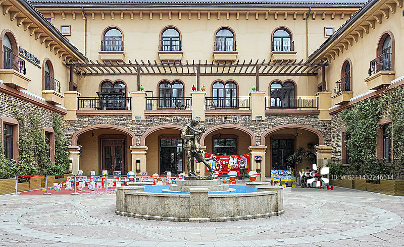 西安世园罗曼小镇图片素材