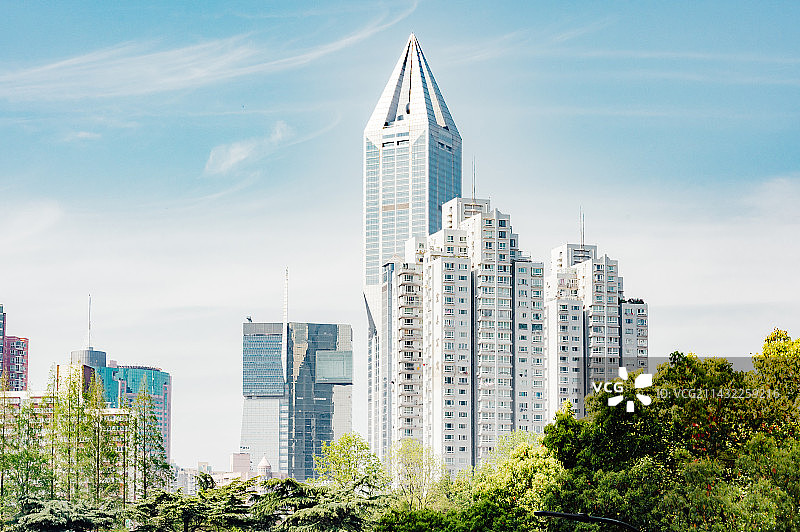 上海城市街景武康路安福路图片素材