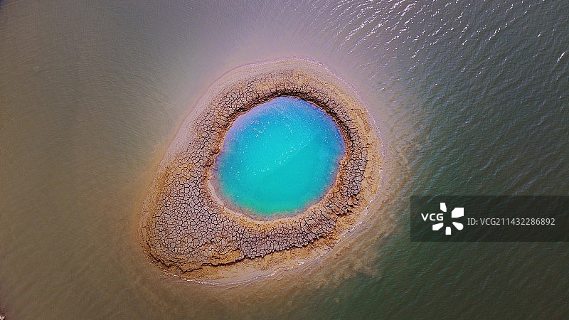 天河水库的生命泉眼图片素材