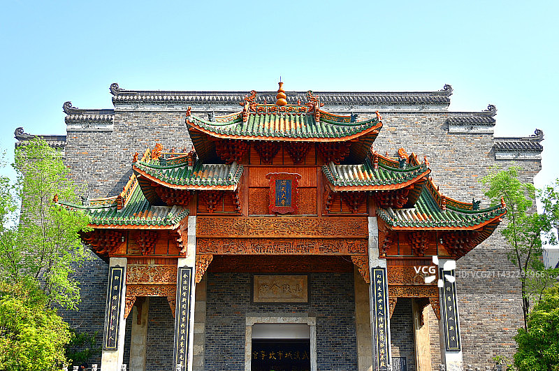 武汉园博园建筑图片素材