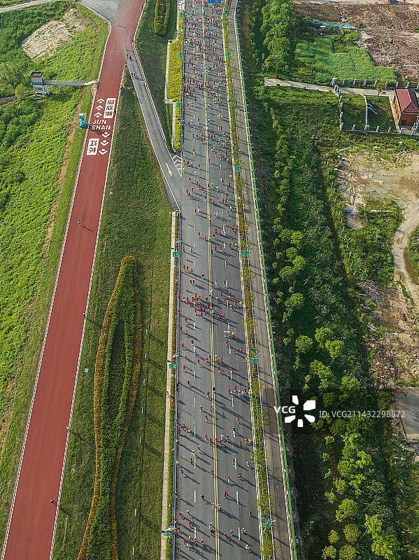 湖南岳阳马拉松图片素材