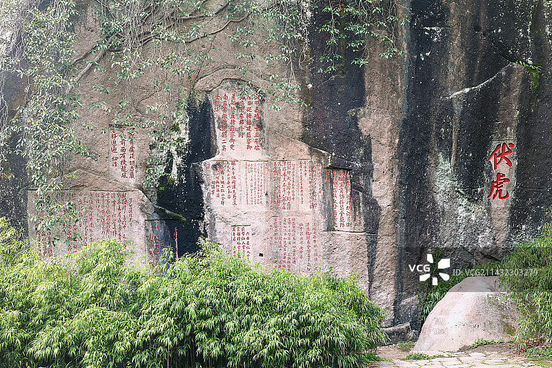 武夷山天游峰沿线风光图片素材