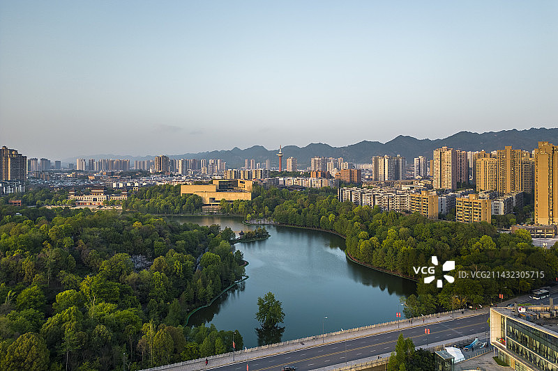 璧山区秀湖公园图片素材