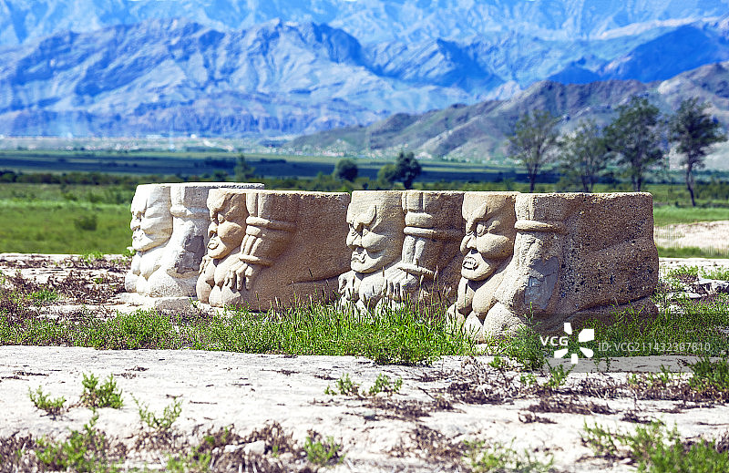 银川西夏陵图片素材