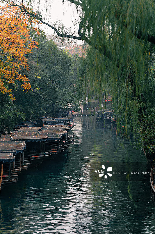 南浔古镇 摇橹船 江南水乡图片素材