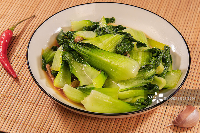炒青菜图片素材