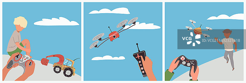 玩具控制正方形合集图片素材