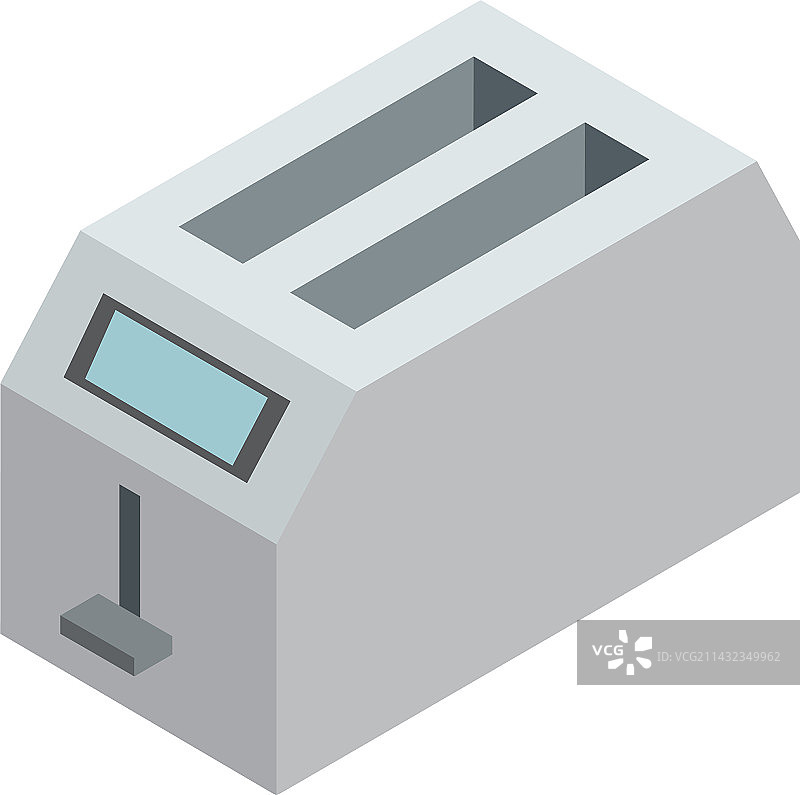 烤面包机2.5D图标图片素材