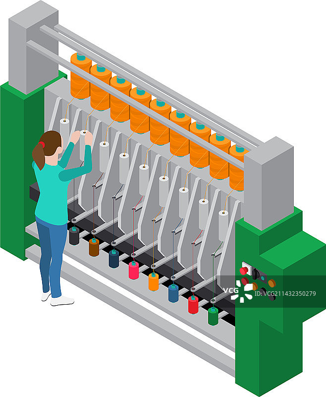 纺织工业图标图片素材