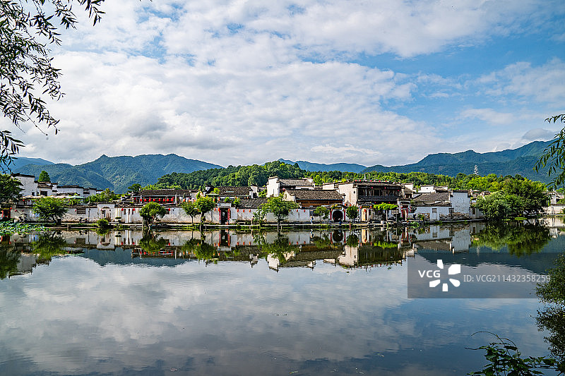 安徽黄山宏村古镇图片素材