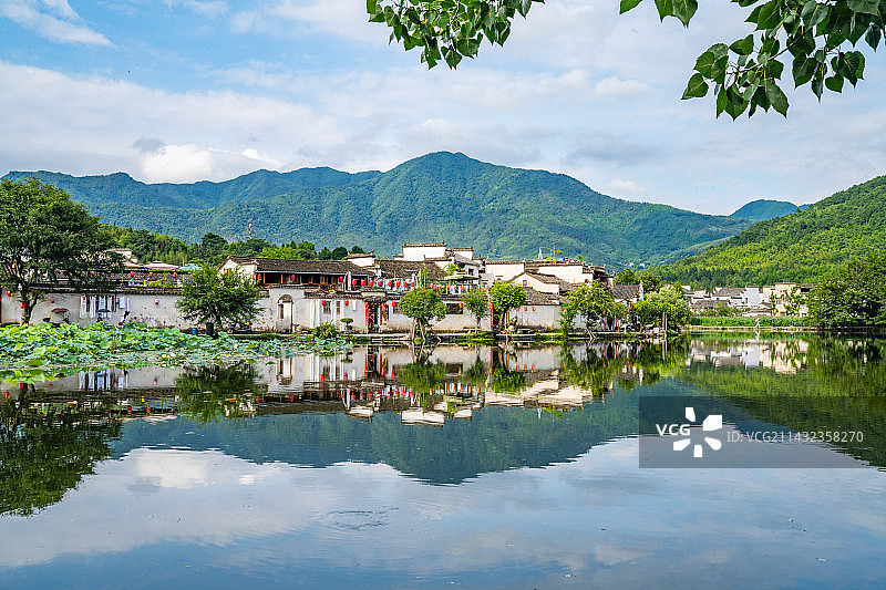 安徽黄山宏村古镇图片素材