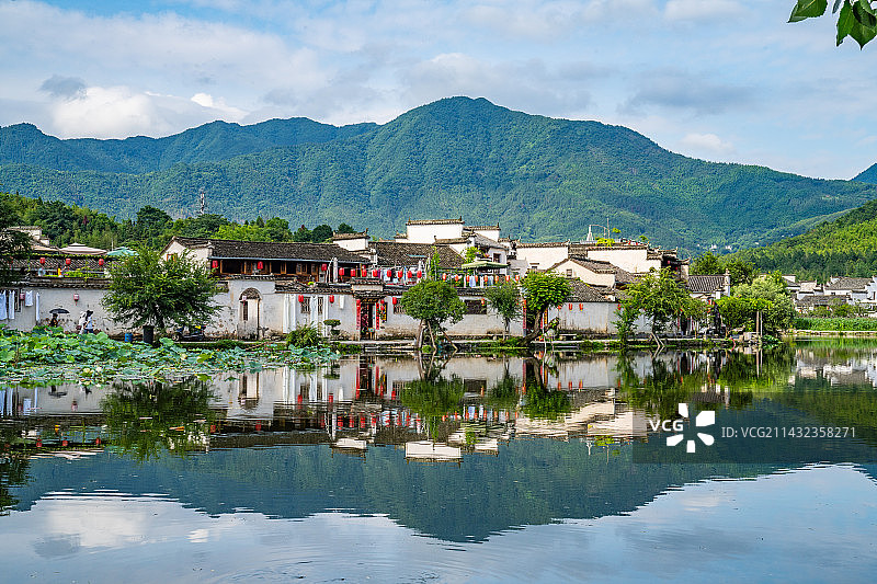 安徽黄山宏村古镇图片素材