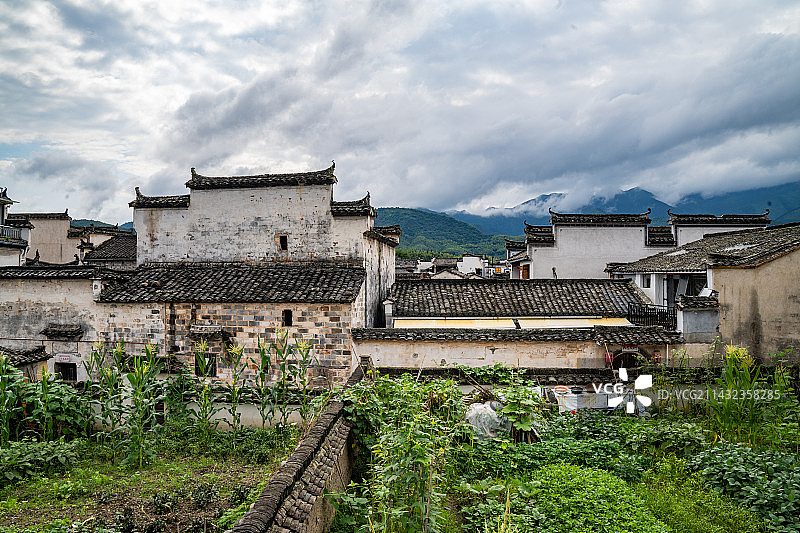 安徽黄山宏村古镇图片素材