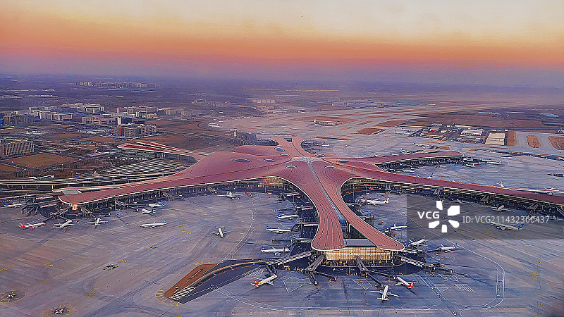 北京大兴机场图片素材