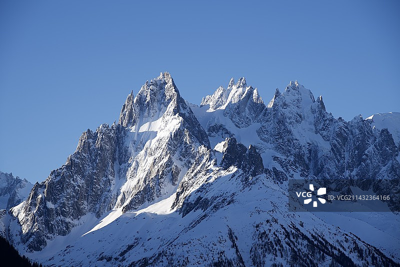 法国 霞慕尼 勃朗峰图片素材