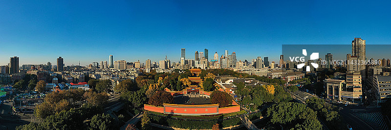 航拍南京朝天宫图片素材