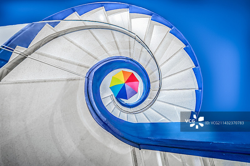 彩虹之克莱因蓝图片素材