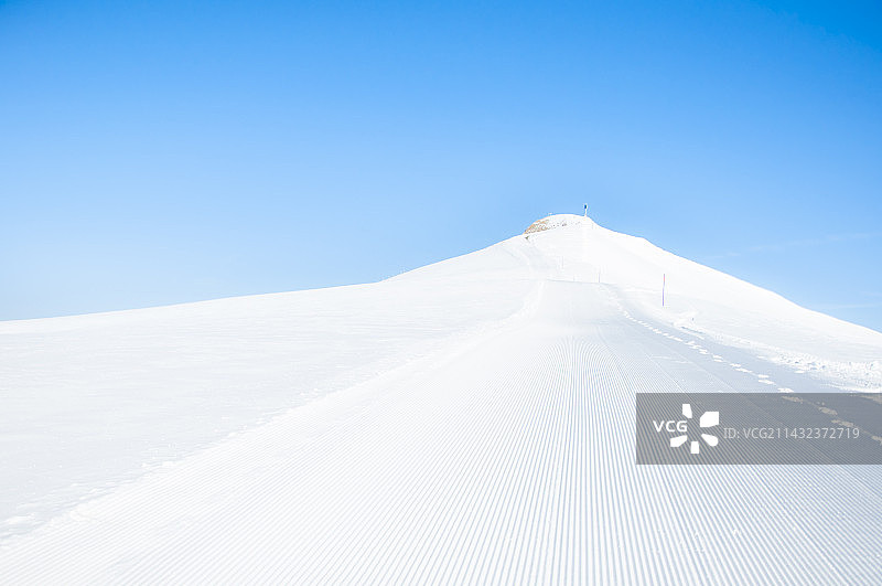 瑞士雪山·滑雪场图片素材