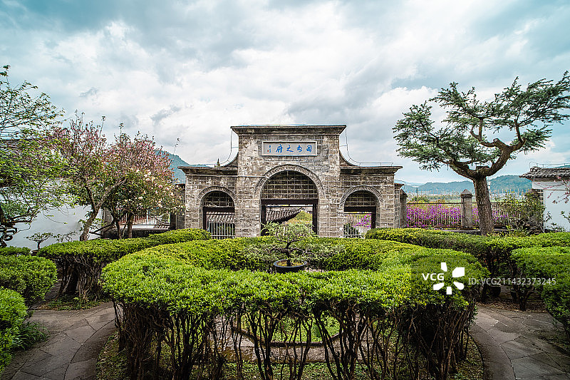 和顺古镇，和顺图书馆图片素材