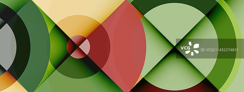 圆形阴影新潮的最小几何图片素材