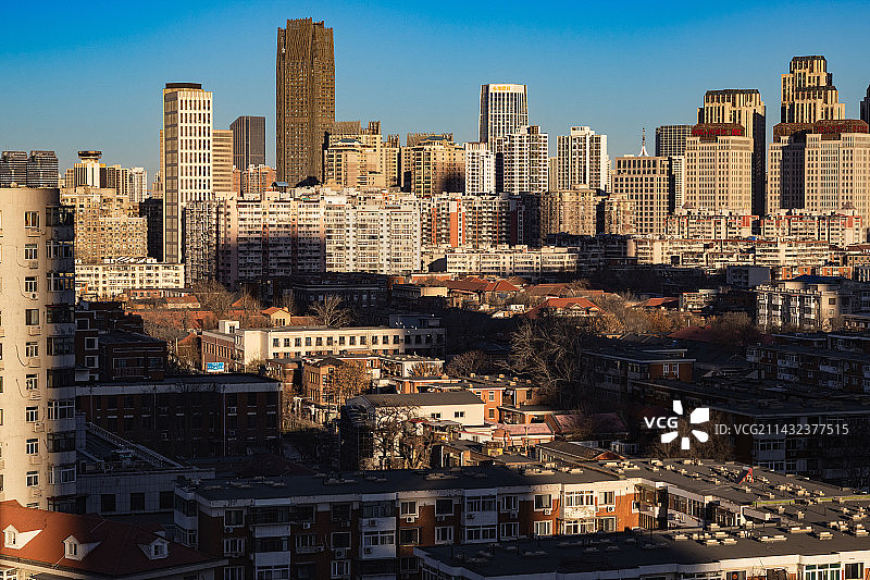 天津滨江道风景图片素材