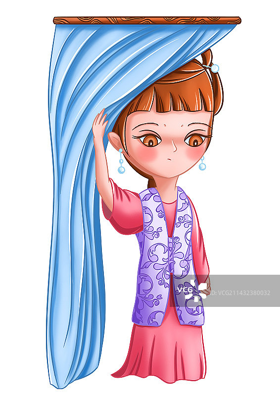 红楼梦金陵十二钗又副册之司棋图片素材