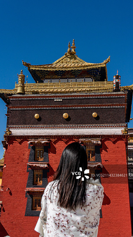 西藏日喀则扎什伦布寺图片素材