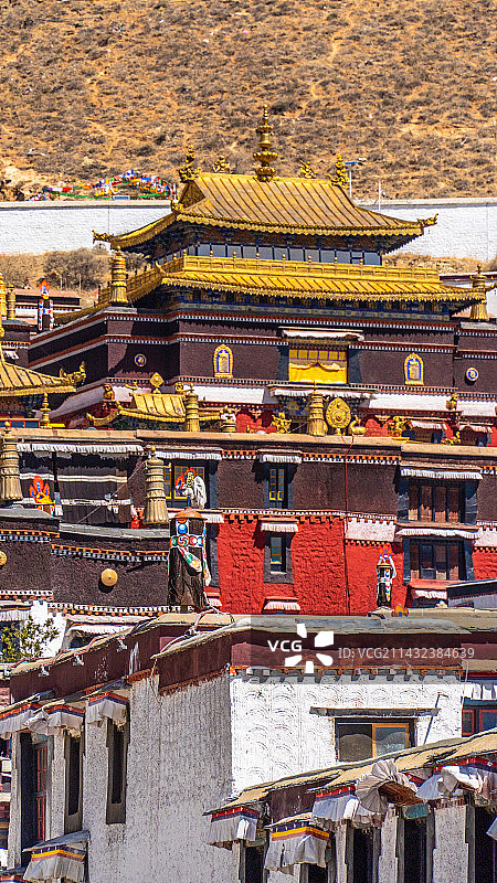 西藏日喀则扎什伦布寺图片素材