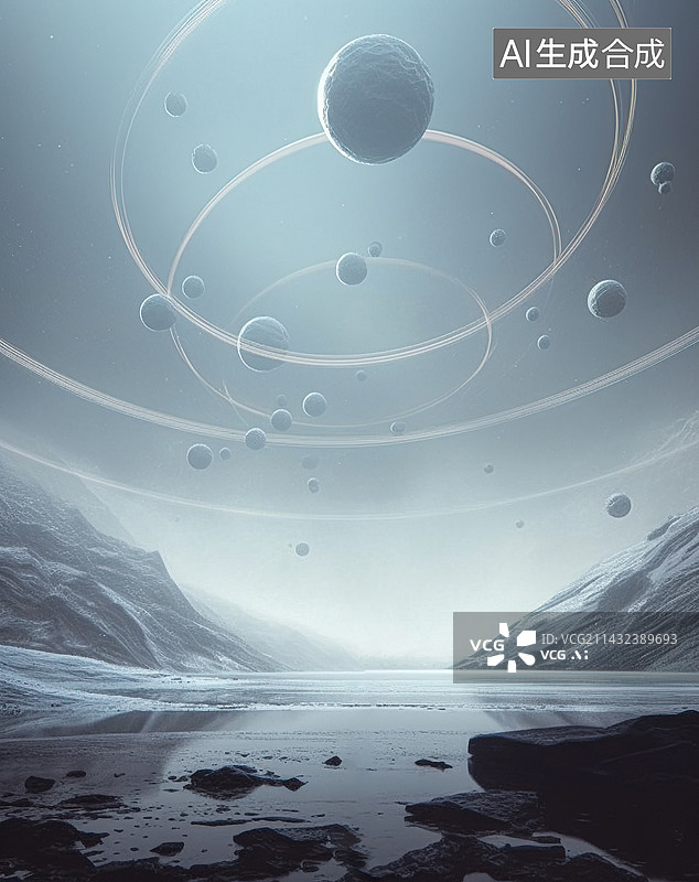 【AI数字艺术】未来元宇宙世界图片素材