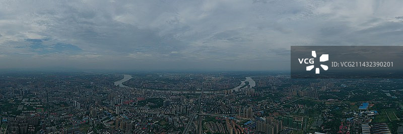 航拍湖南衡阳城市风光图片素材